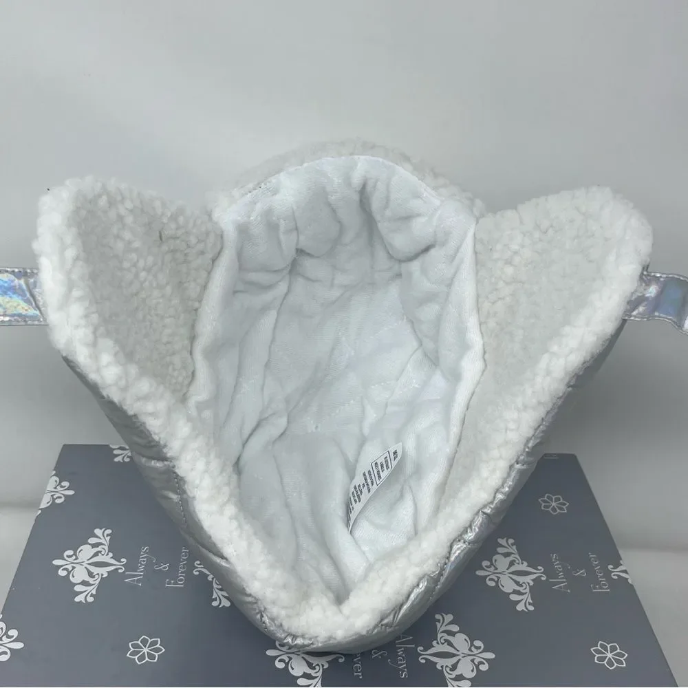 Swiss Tech Silver Irredentist Trapper Hat NWT